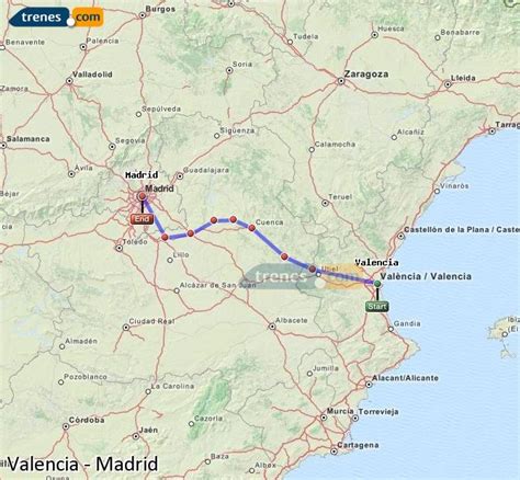 madrid valencia distancia|Madrid to Valencia